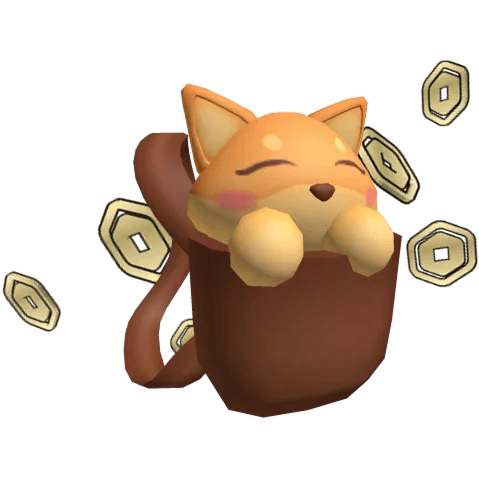 Cat with Robux fever